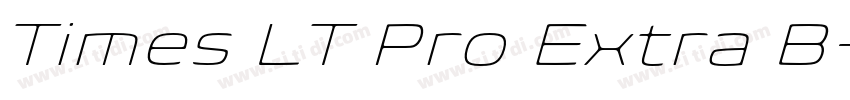 Times LT Pro Extra B字体转换